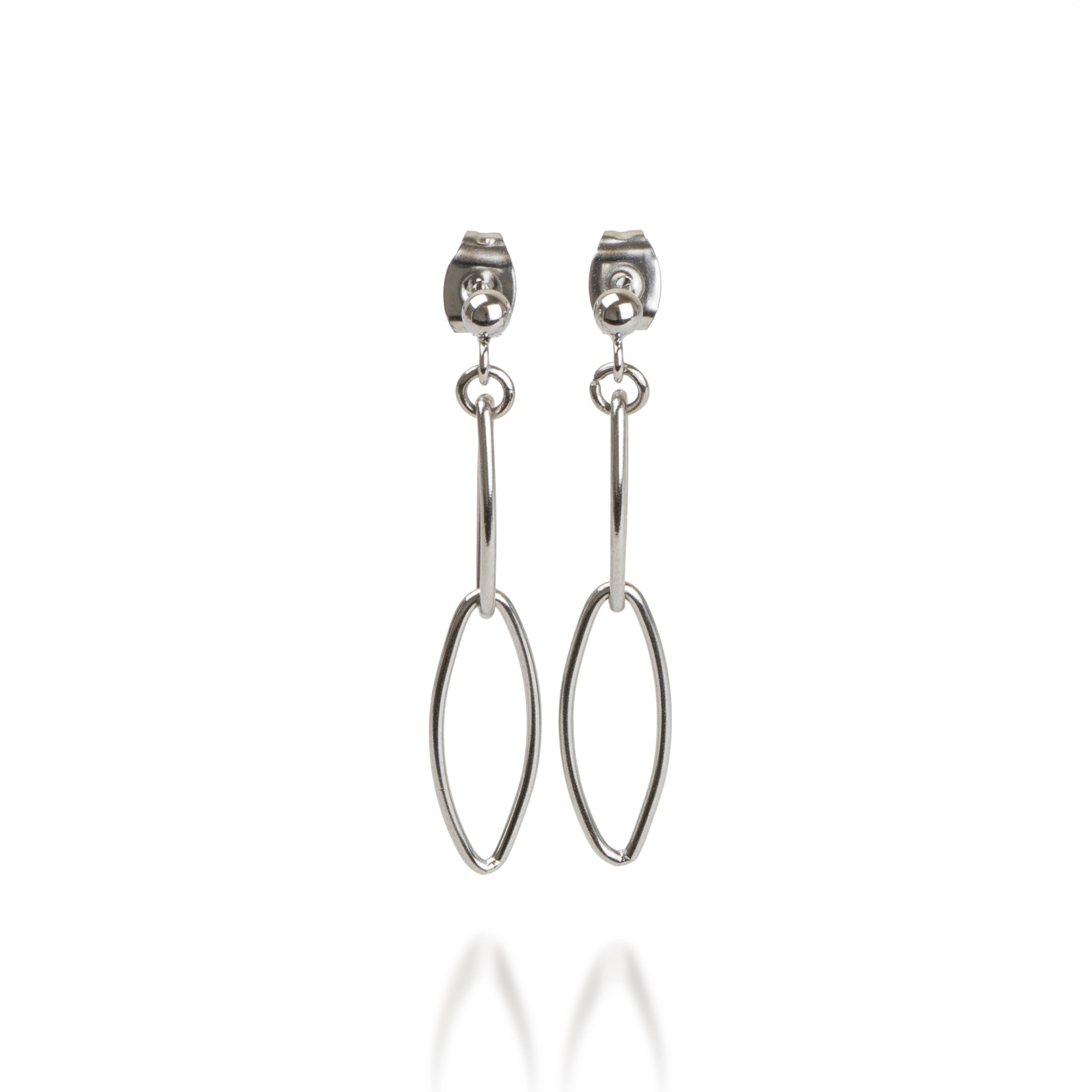 Chain Earrings A Silver