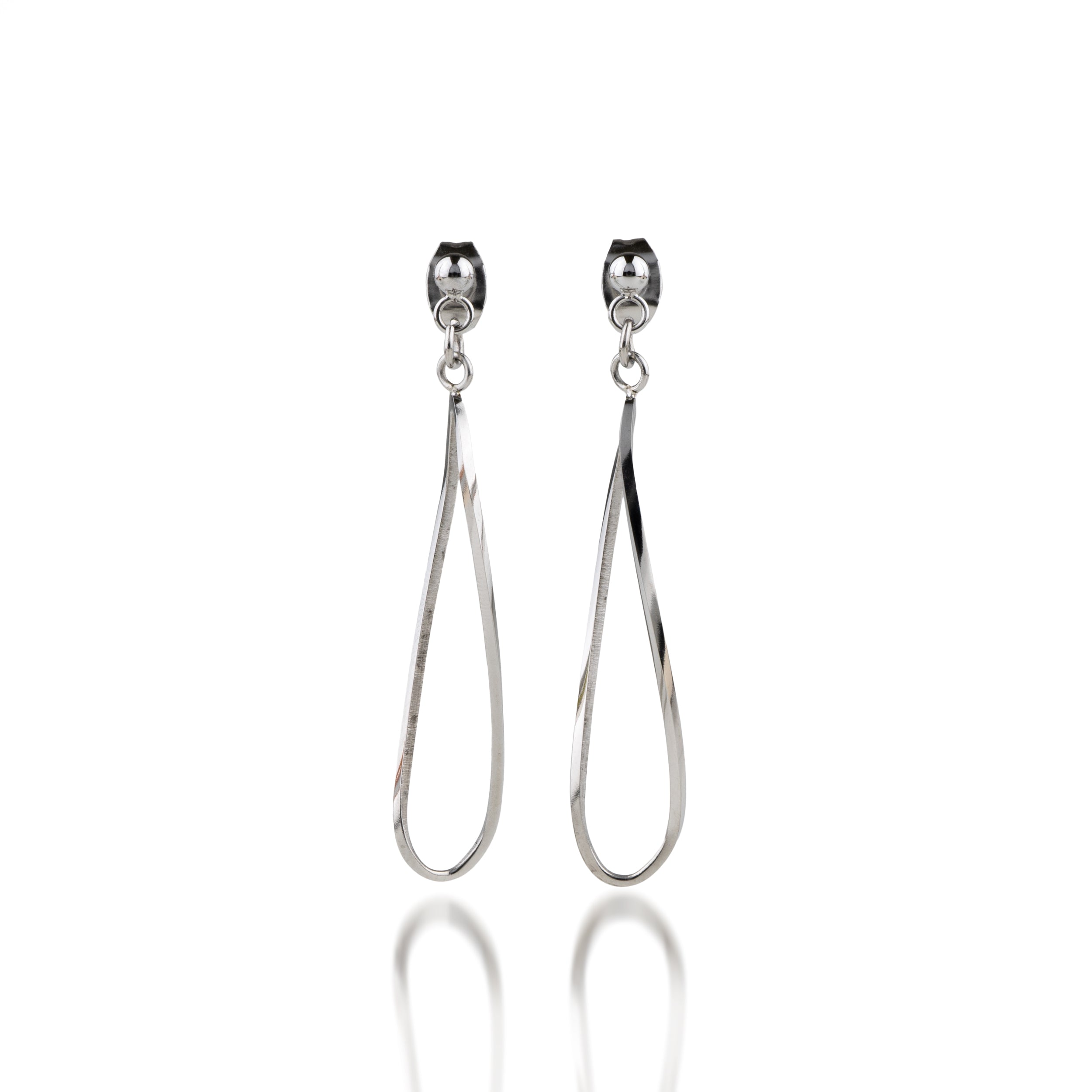 Silver Drop Earrings