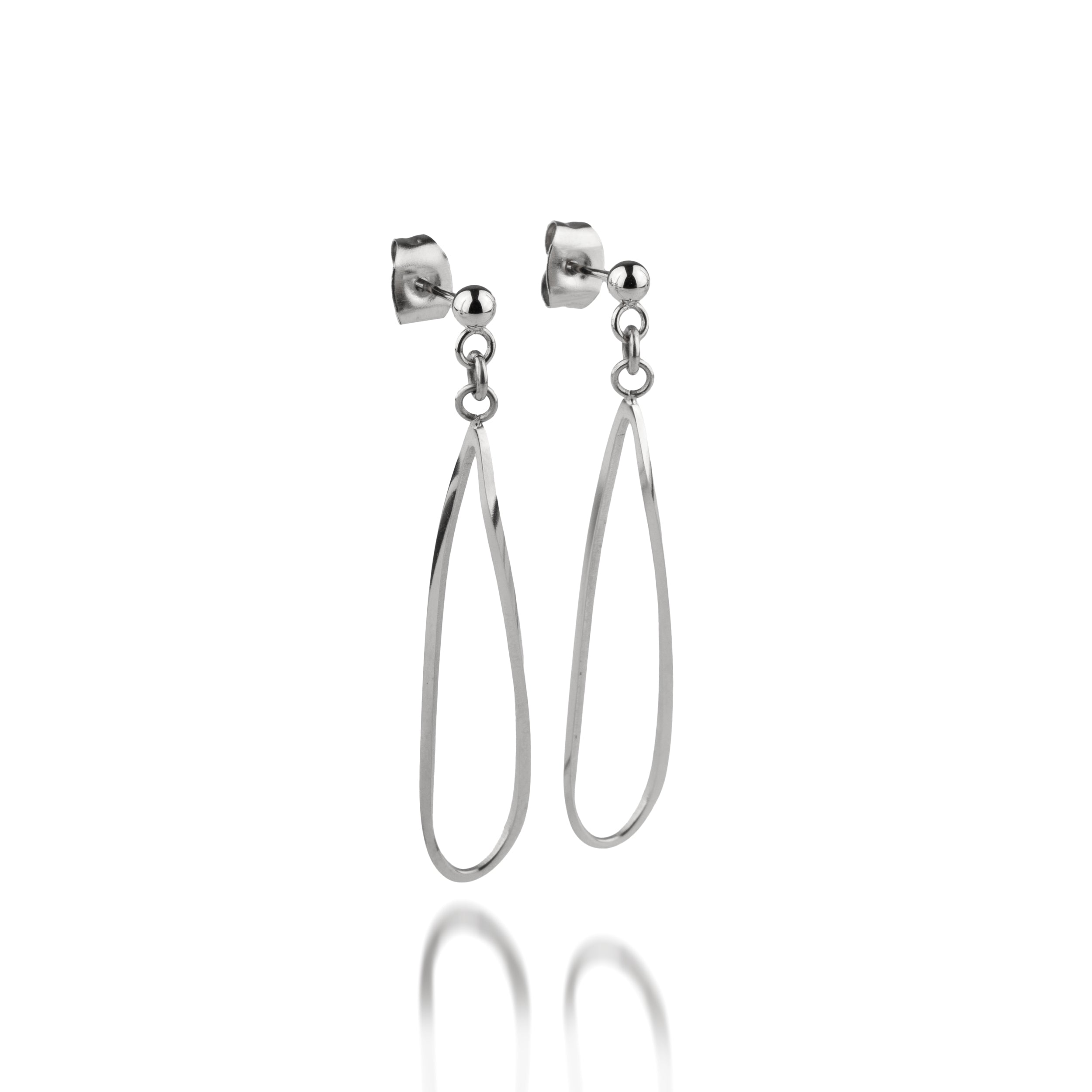 Silver Drop Earrings
