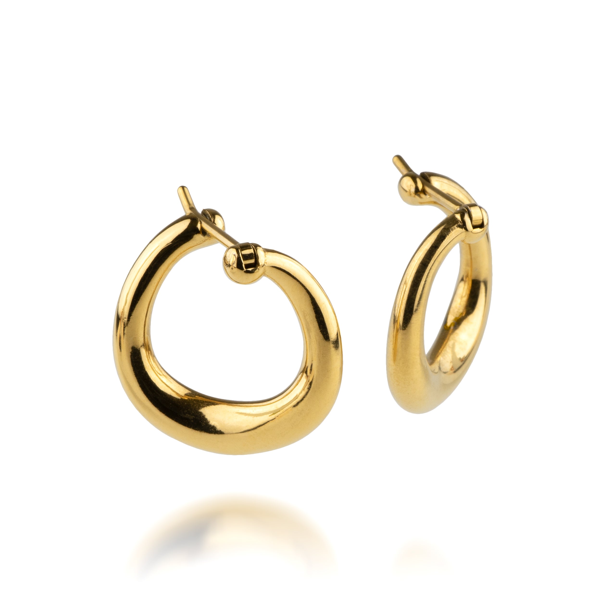 Plump Earrings A Gold