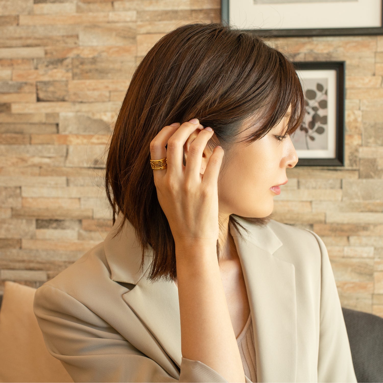 2way ear cuff ring anchor