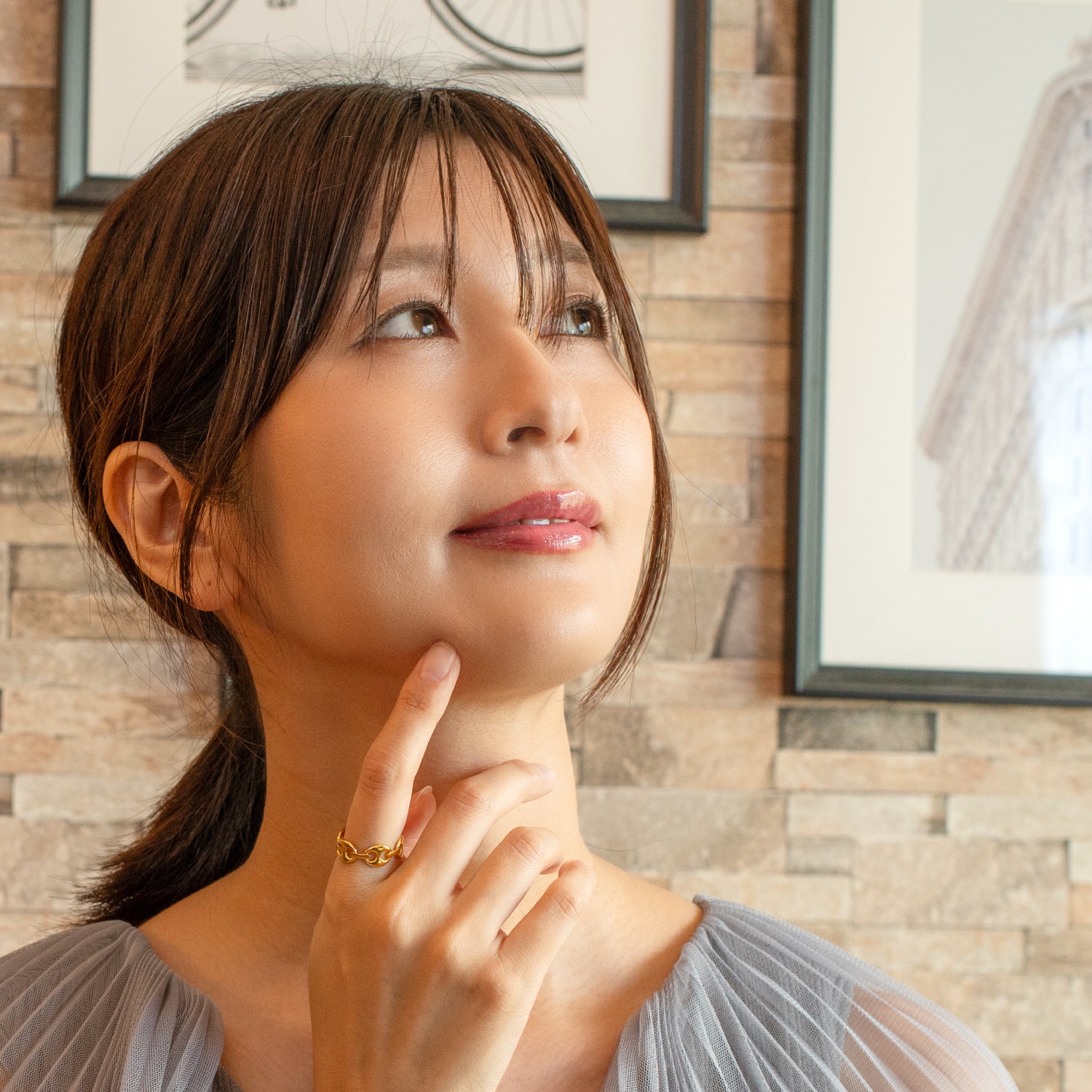 2way Ear Cuff Ring Marine