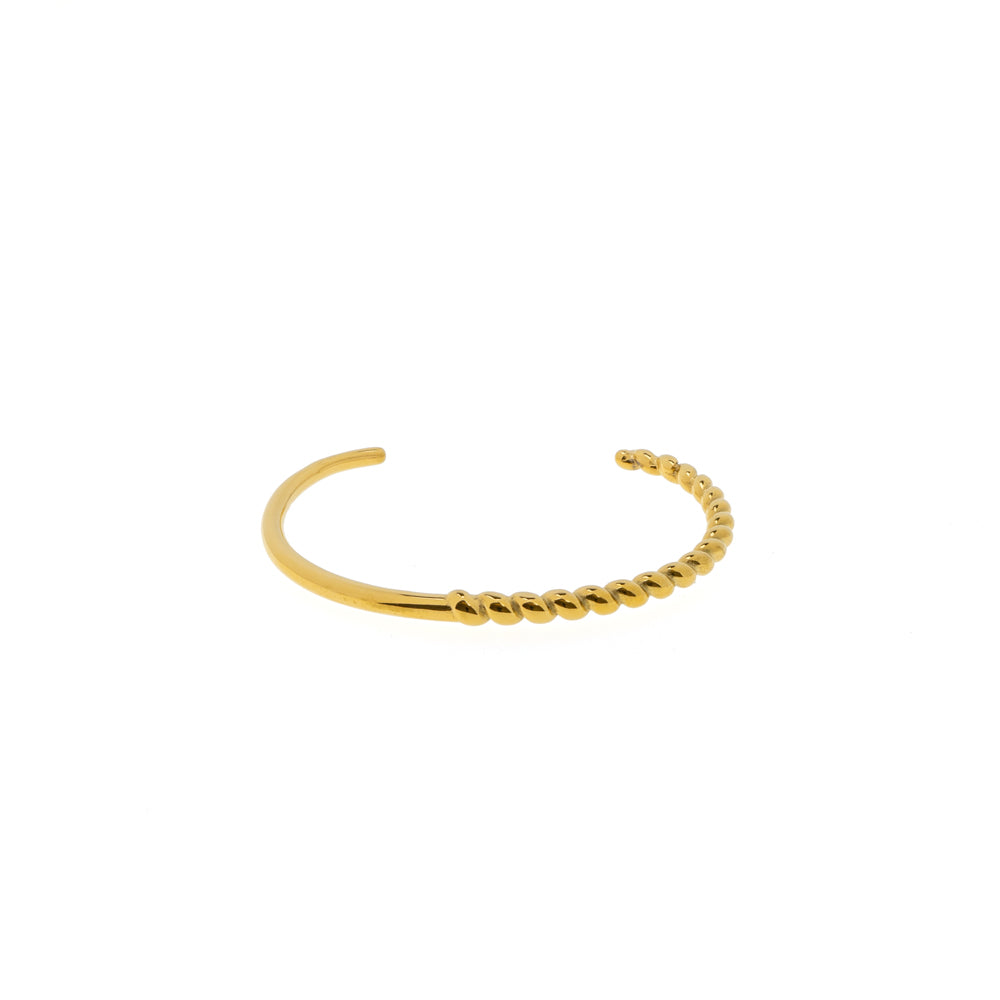 Design Bangle Half Crescent Gold
