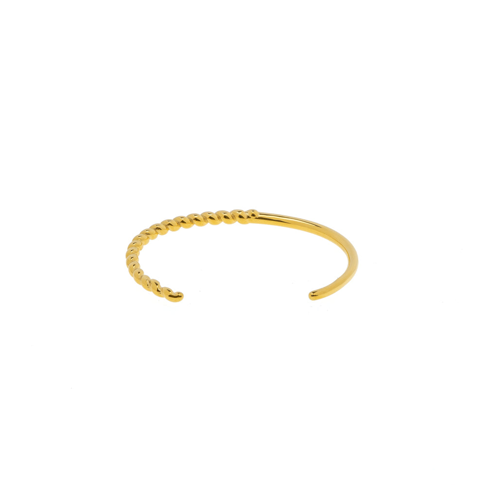 Design Bangle Half Crescent Gold