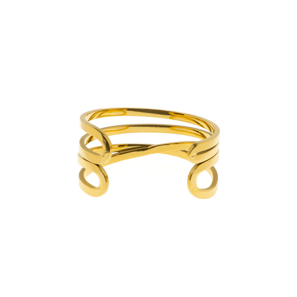 Combination Bangle Gold