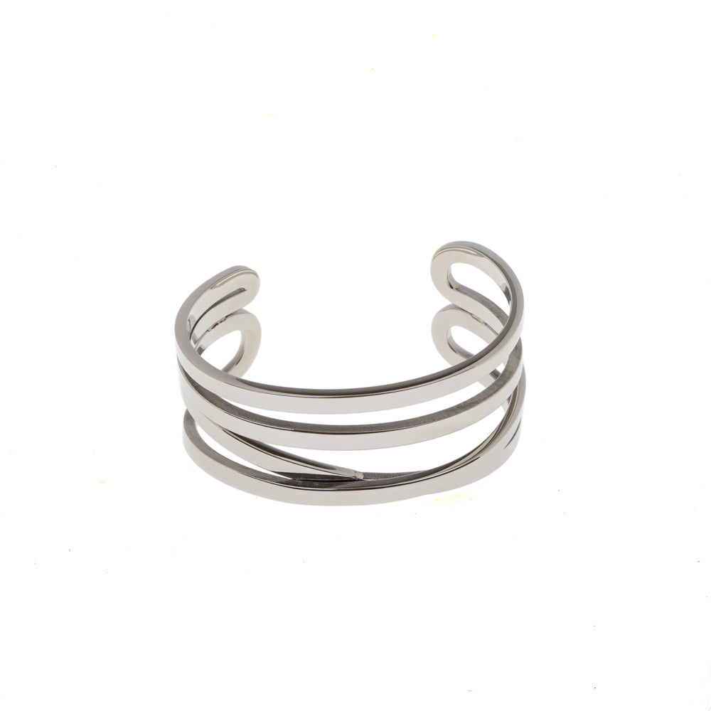 Combination Bangle Silver