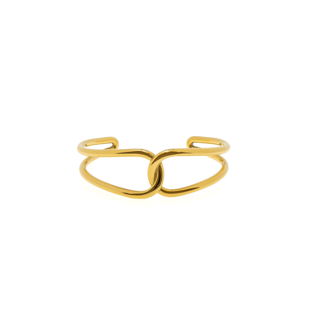 Cross Bangle Gold
