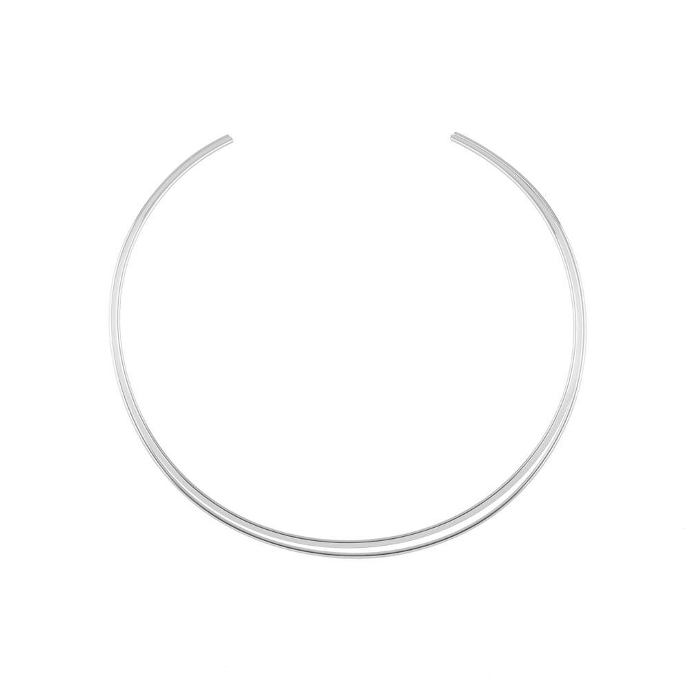 Stainless Steel Choker Silver