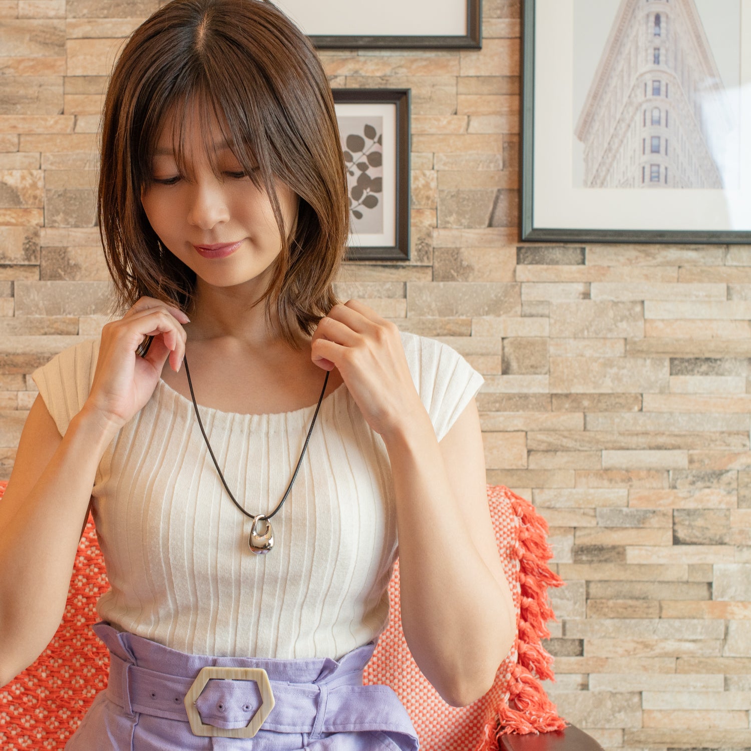 Plump Necklace A Silver