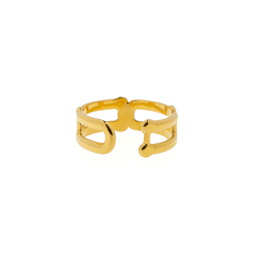 2way ear cuff ring buckle