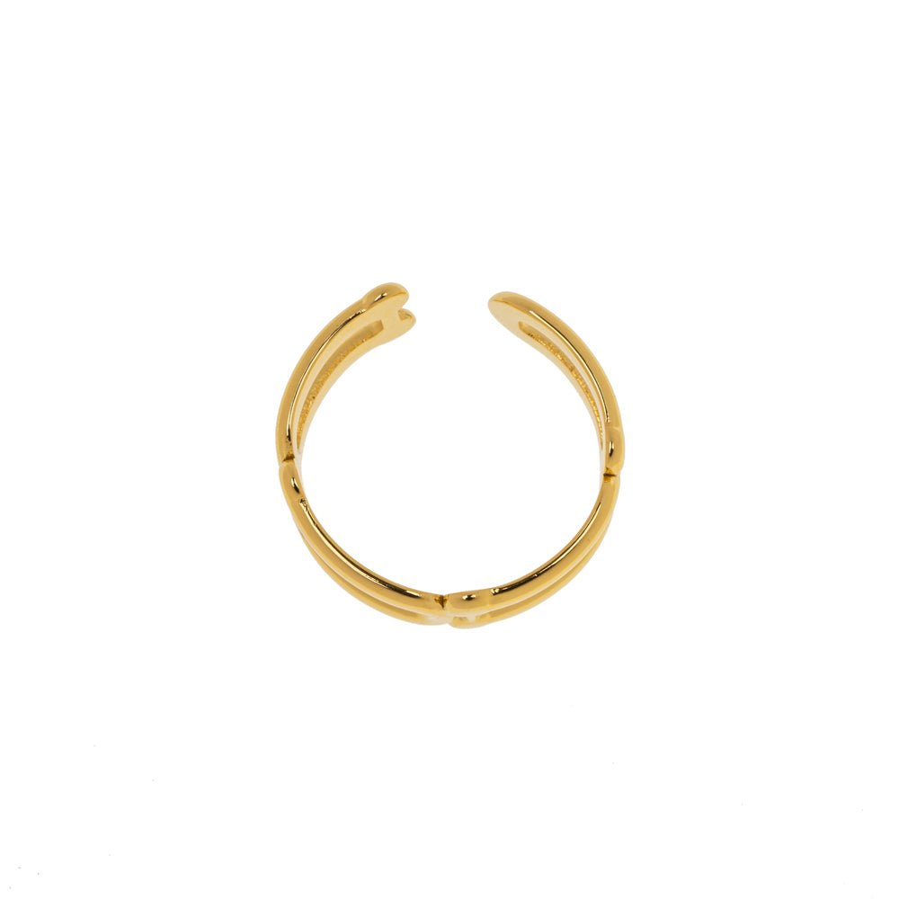 2way ear cuff ring buckle