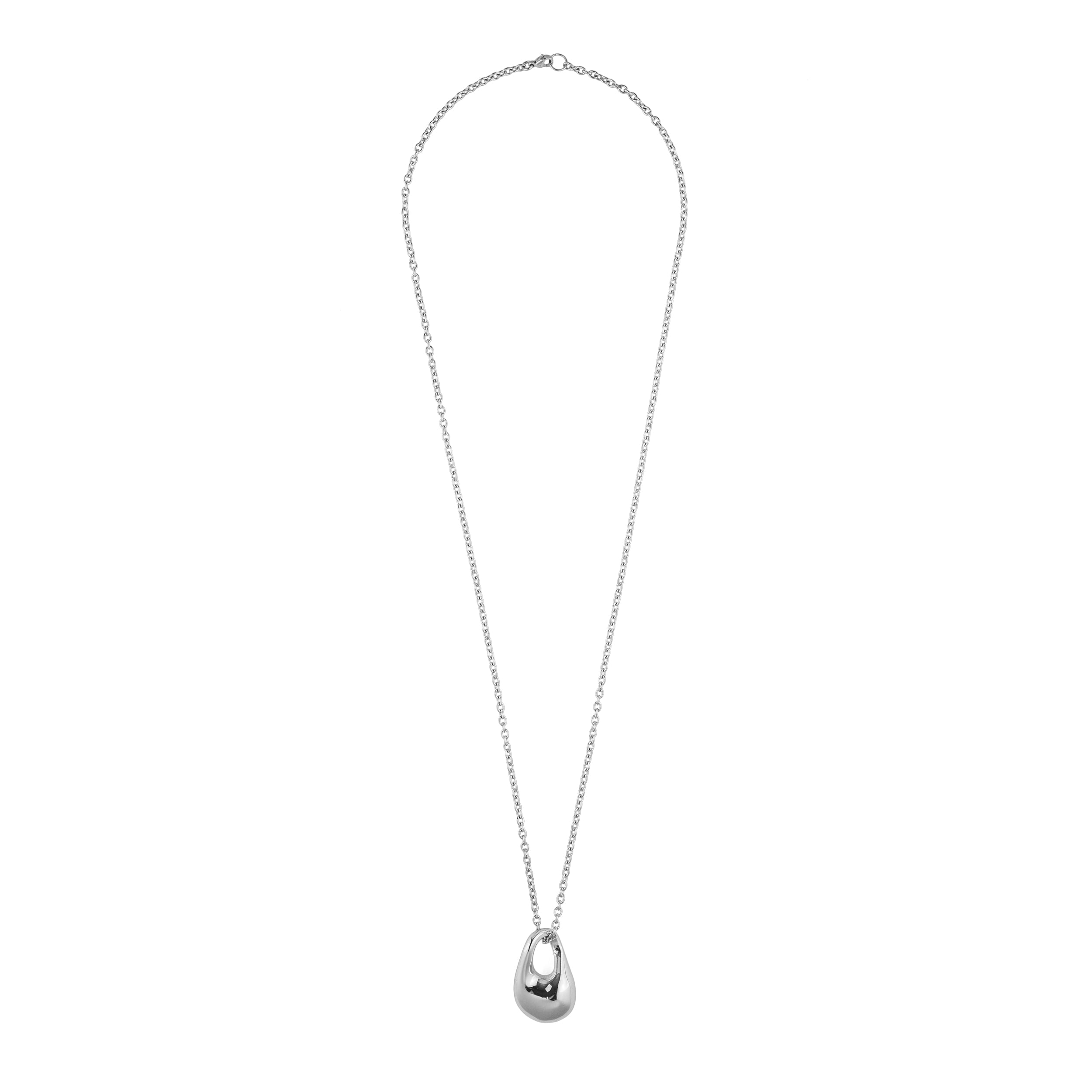 Plump Necklace B Silver