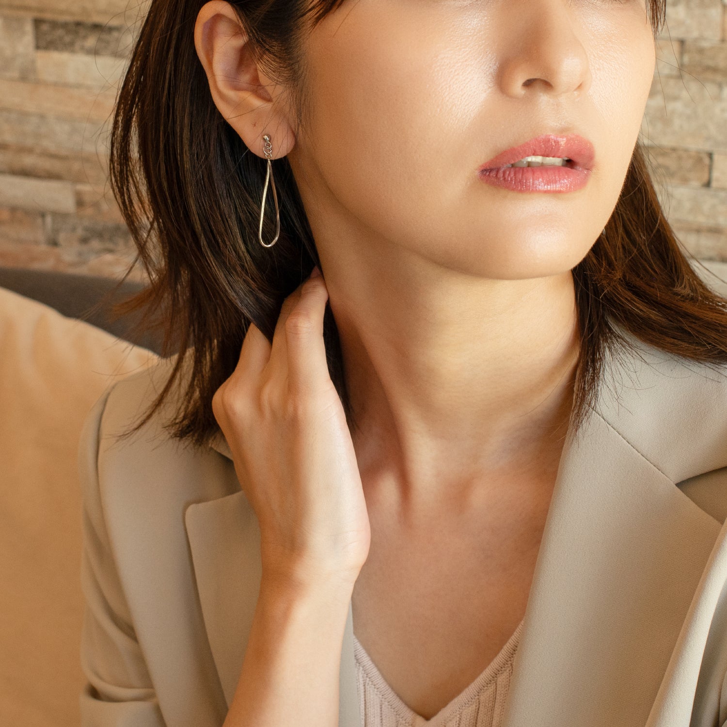 Silver Drop Earrings