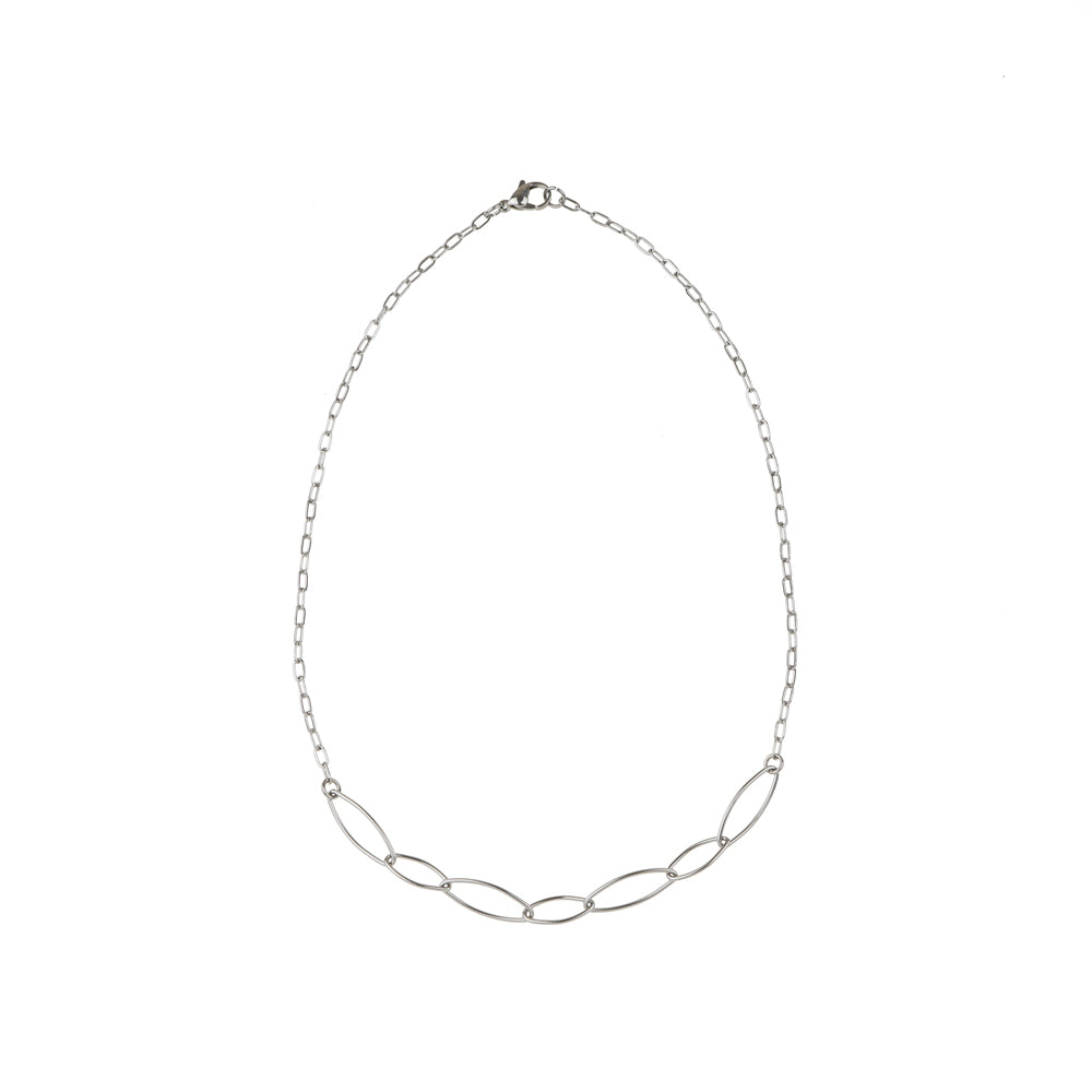 Link Chain Necklace B Silver