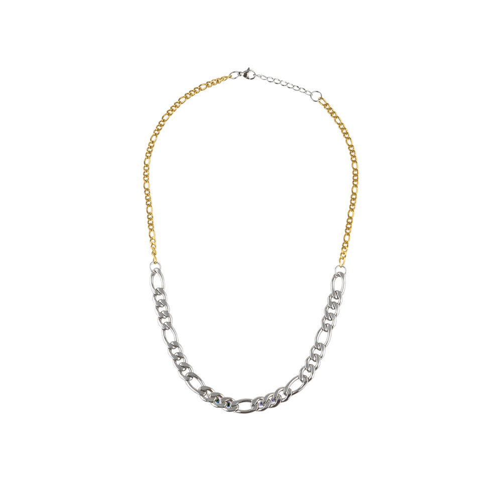 Bicolor Necklace Short