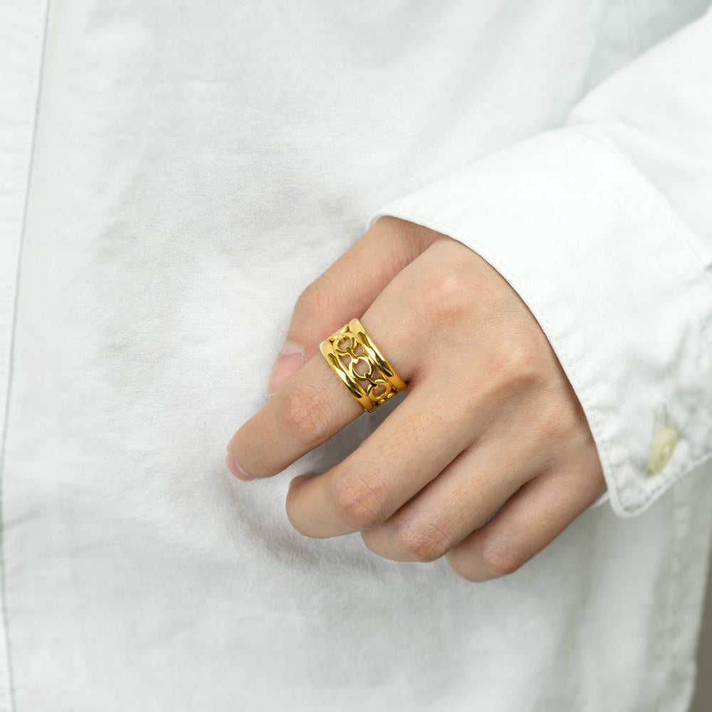 2way ear cuff ring anchor